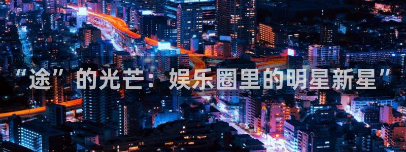 壹号电子娱乐app下载：“途”的光芒：娱乐圈里的明星新星”
